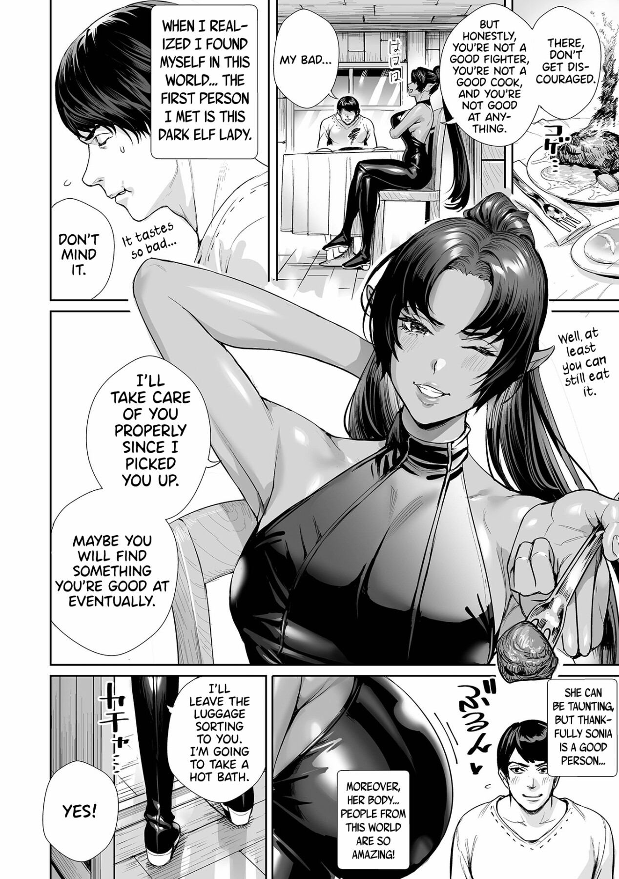 Hentai Manga Comic-I Was Picked Up By Miss Dark Elf-Read-2